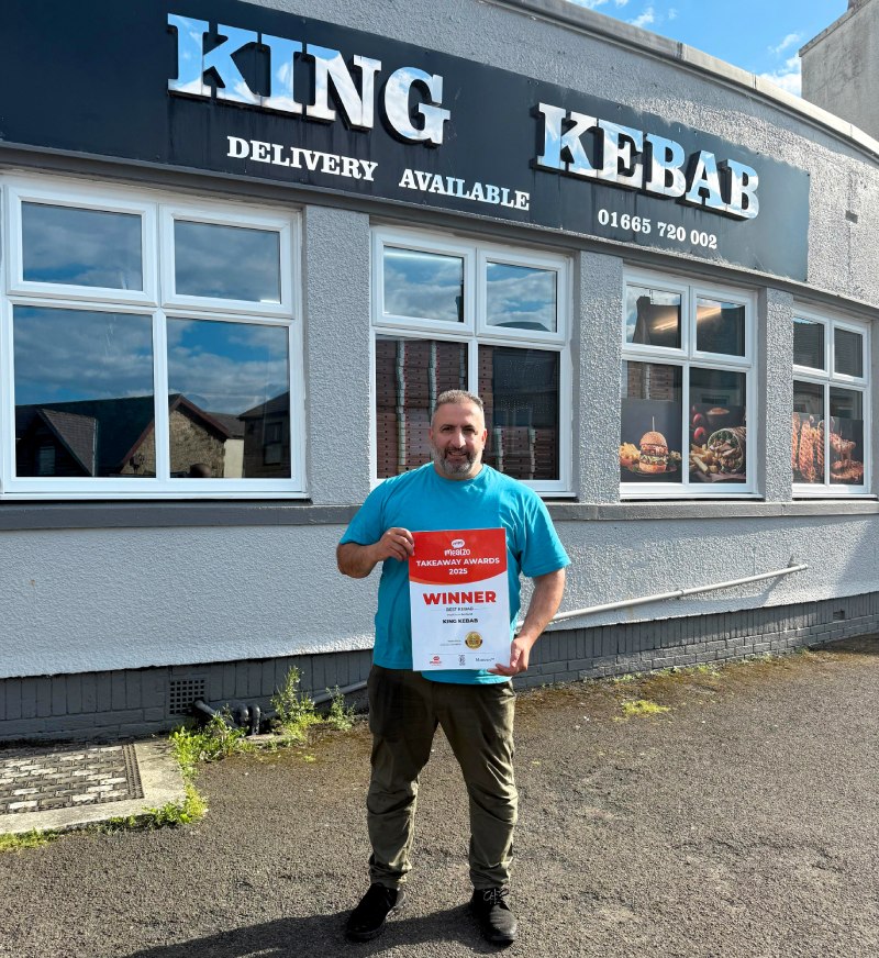 King Kebab Seahouses Mealzo Takeaway Awards 2025